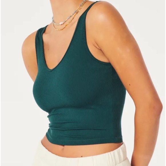 hollister seamless ribbed tank top - Picture 4 of 5